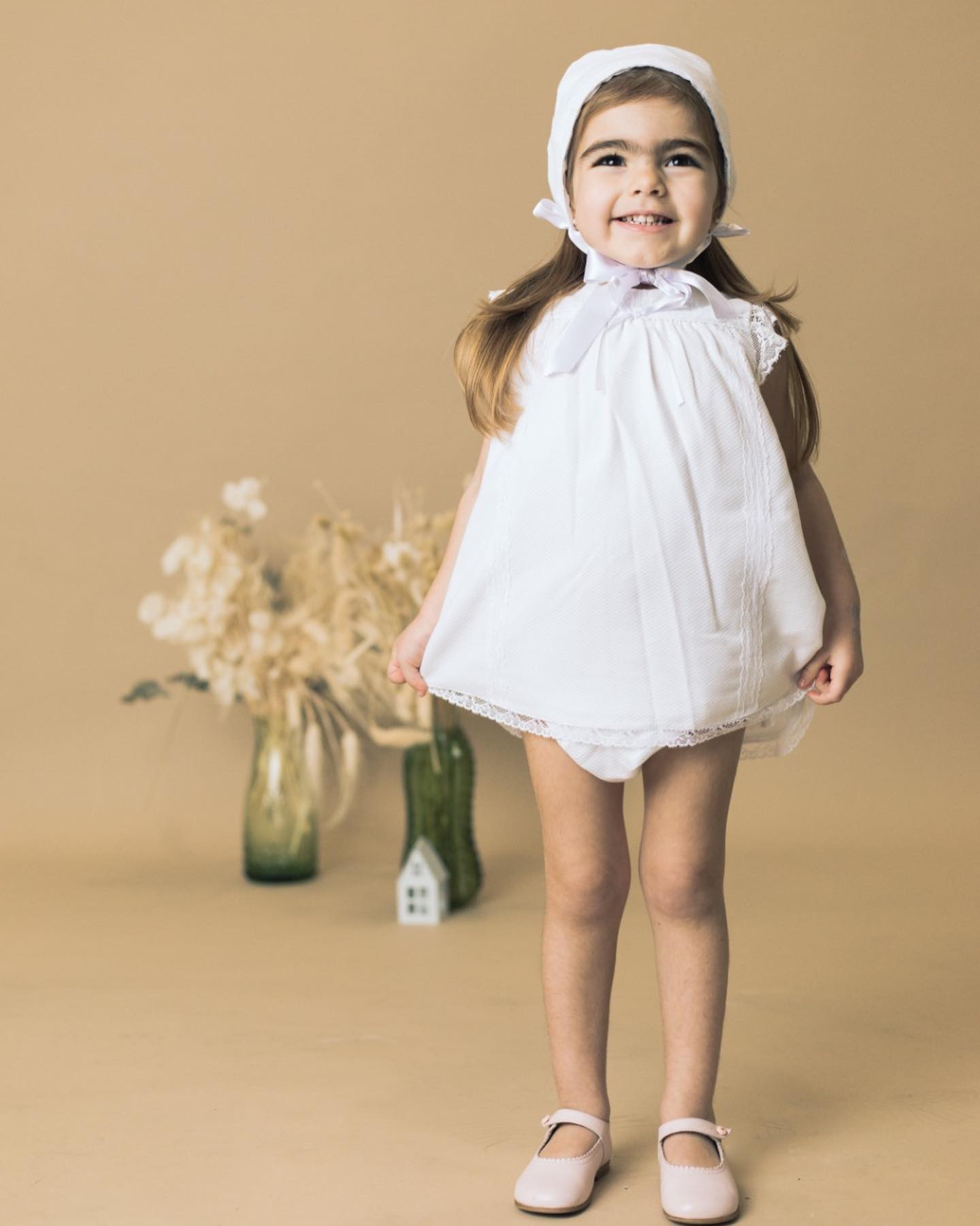 Baby girl Spanish white set